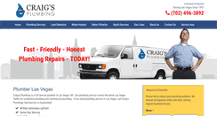 Desktop Screenshot of craigsplumbing.com