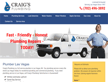 Tablet Screenshot of craigsplumbing.com